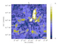 Radio map, polarized intensity