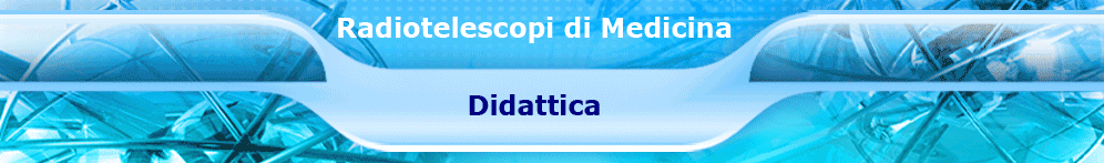 Radiotelescopi di Medicina : Didattica